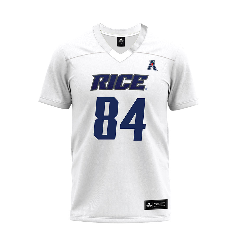 Rice - NCAA Football : Ethan Powell - White AAC Premium Football Jersey