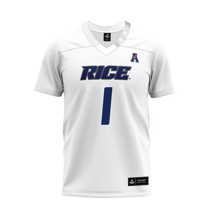 Rice - NCAA Football : Sean Fresch - White AAC Premium Football Jersey