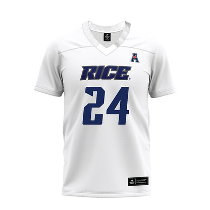 Rice - NCAA Football : JaBari Ellison - White AAC Premium Football Jersey-0