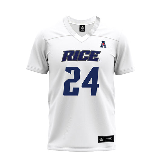 Rice - NCAA Football : JaBari Ellison - White AAC Premium Football Jersey-0