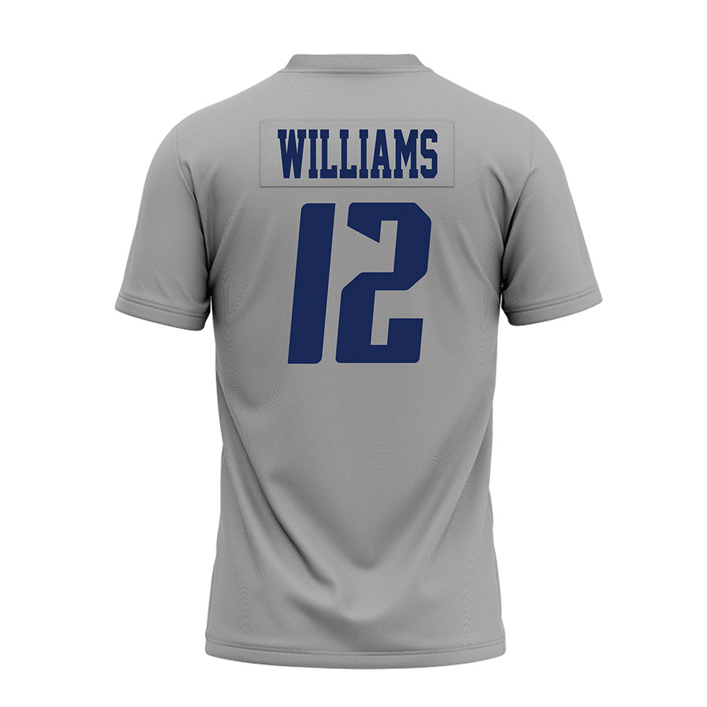 Rice - NCAA Football : Joshua Williams - Mid Grey AAC Premium Football Jersey