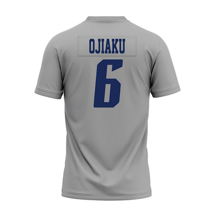 Rice - NCAA Football : Ashton Ojiaku - Mid Grey AAC Premium Football Jersey