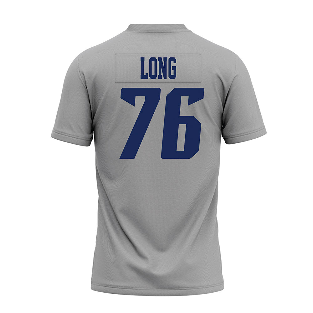 Rice - NCAA Football : John Long - Mid Grey AAC Premium Football Jersey