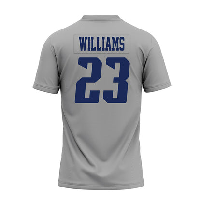 Rice - NCAA Football : Jeremiah Williams - Mid Grey AAC Premium Football Jersey