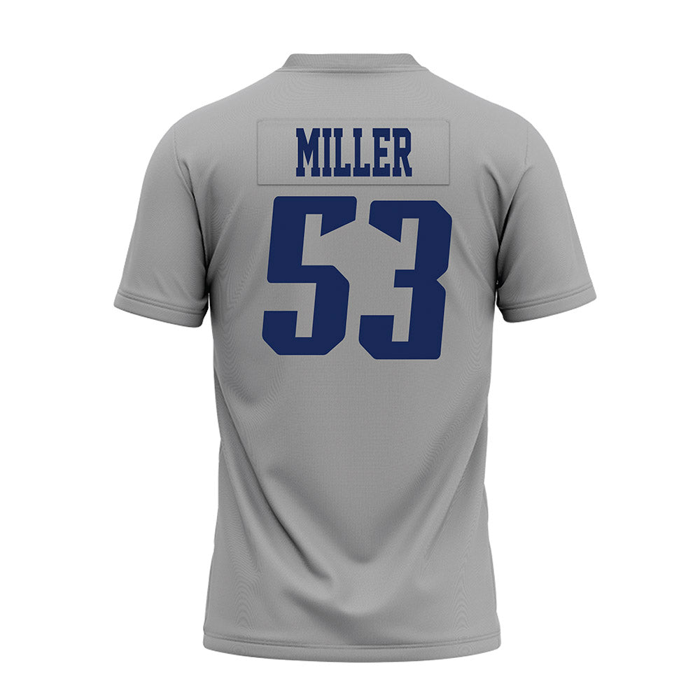 Rice - NCAA Football : Luke Miller - Mid Grey AAC Premium Football Jersey-1