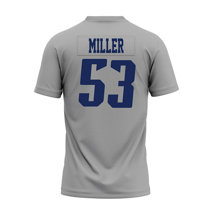 Rice - NCAA Football : Luke Miller - Mid Grey AAC Premium Football Jersey-1