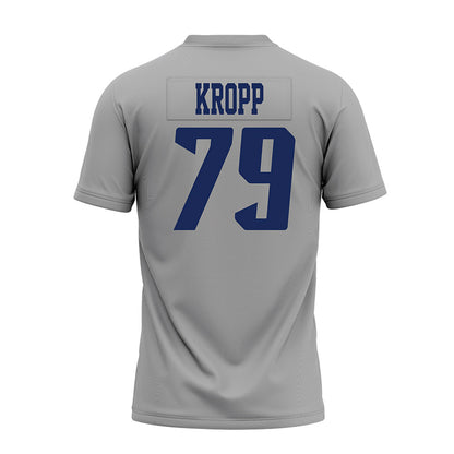 Rice - NCAA Football : Weston Kropp - Mid Grey AAC Premium Football Jersey