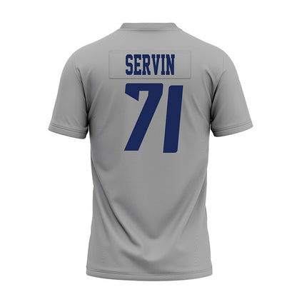 Rice - NCAA Football : Clay Servin - Mid Grey AAC Premium Football Jersey