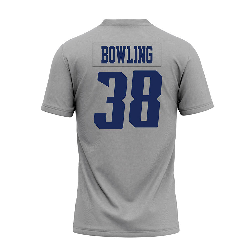 Rice - NCAA Football : Shepherd Bowling - Mid Grey AAC Premium Football Jersey-1