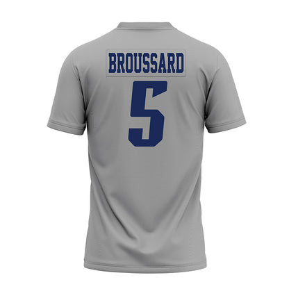 Rice - NCAA Football : Ari Broussard - Mid Grey AAC Premium Football Jersey