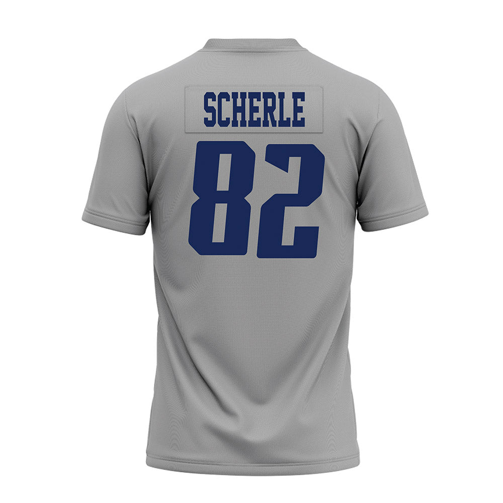 Rice - NCAA Football : Alexander Scherle - Mid Grey AAC Premium Football Jersey-1