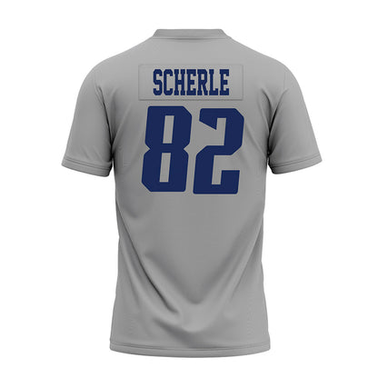 Rice - NCAA Football : Alexander Scherle - Mid Grey AAC Premium Football Jersey-1