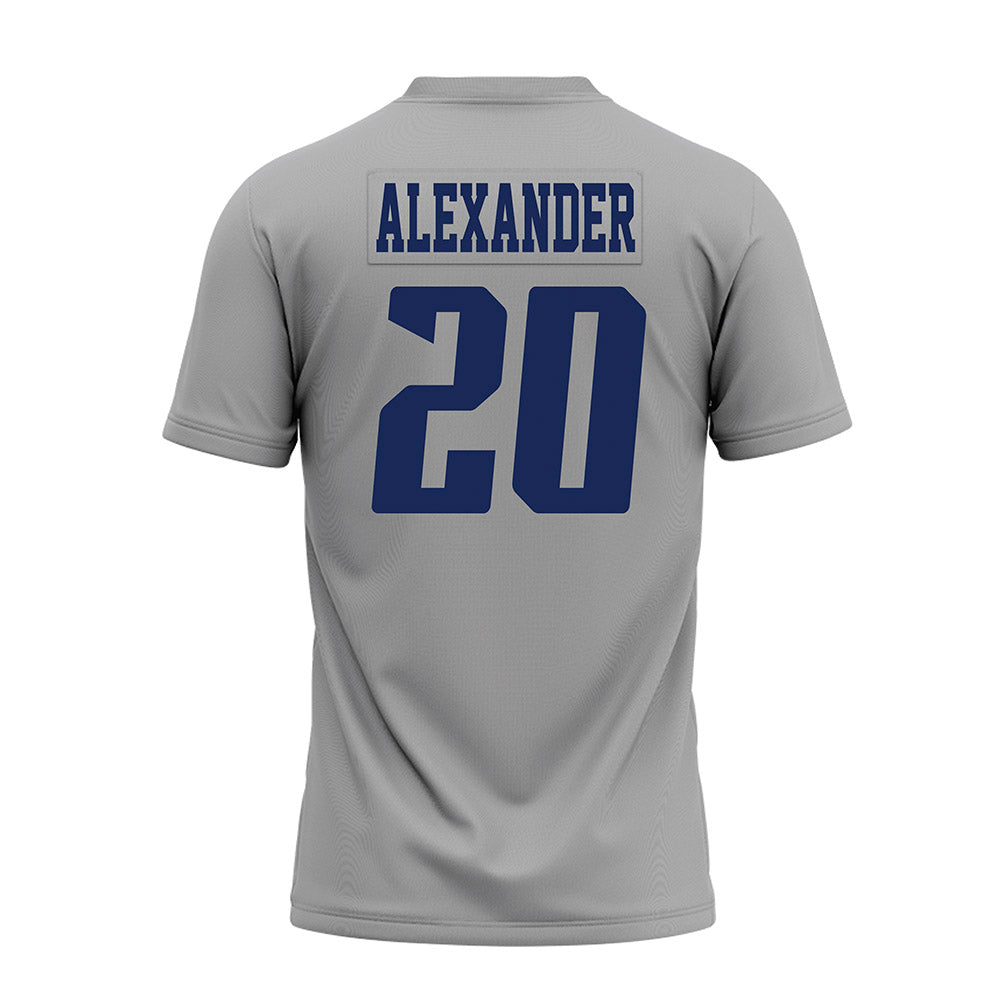 Rice - NCAA Football : Daelen Alexander - Mid Grey AAC Premium Football Jersey