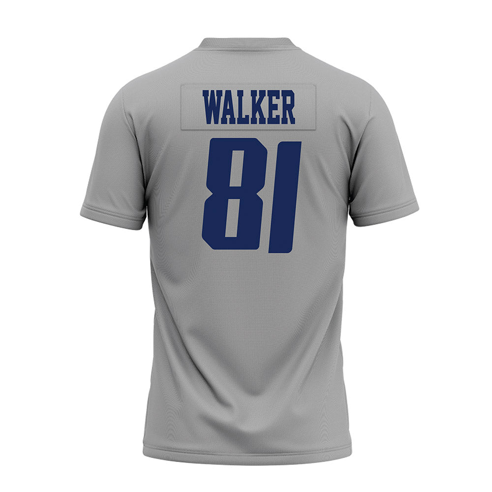 Rice - NCAA Football : Braylen Walker - Mid Grey AAC Premium Football Jersey-1
