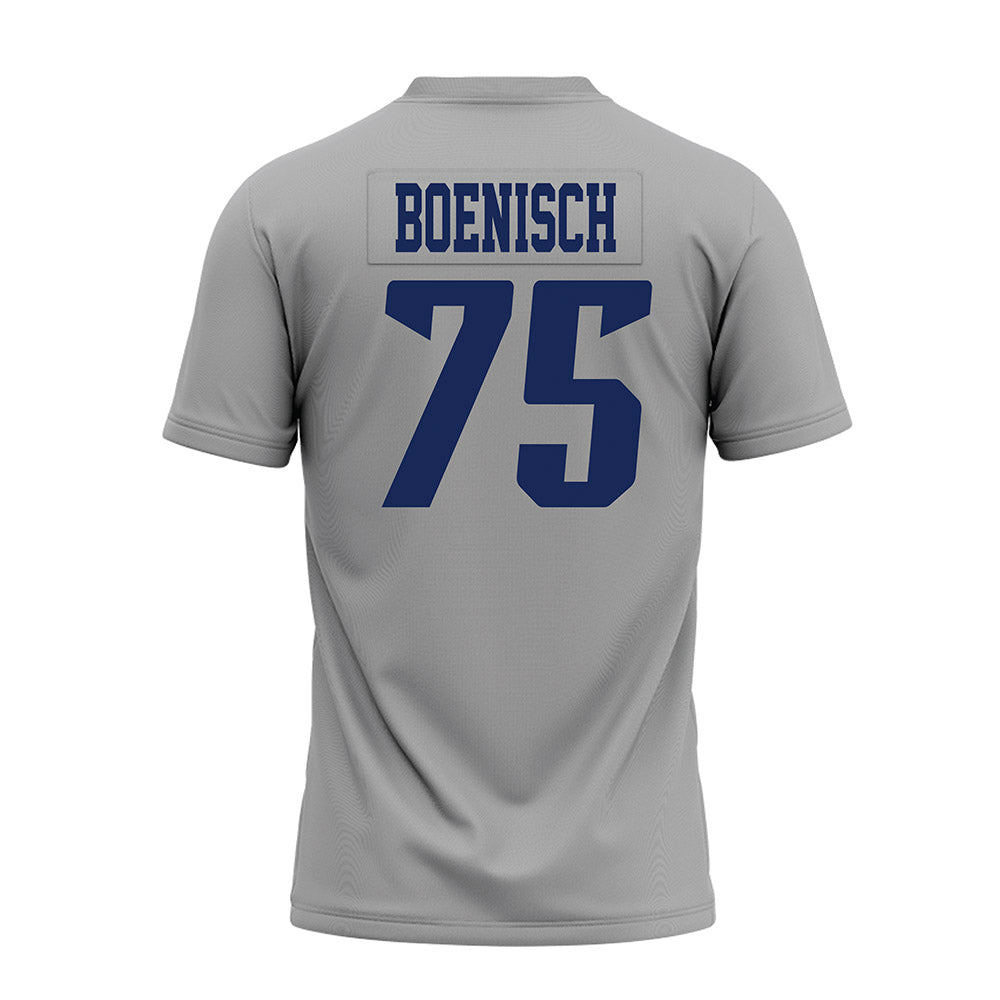 Rice - NCAA Football : Blake Boenisch - Mid Grey AAC Premium Football Jersey-1