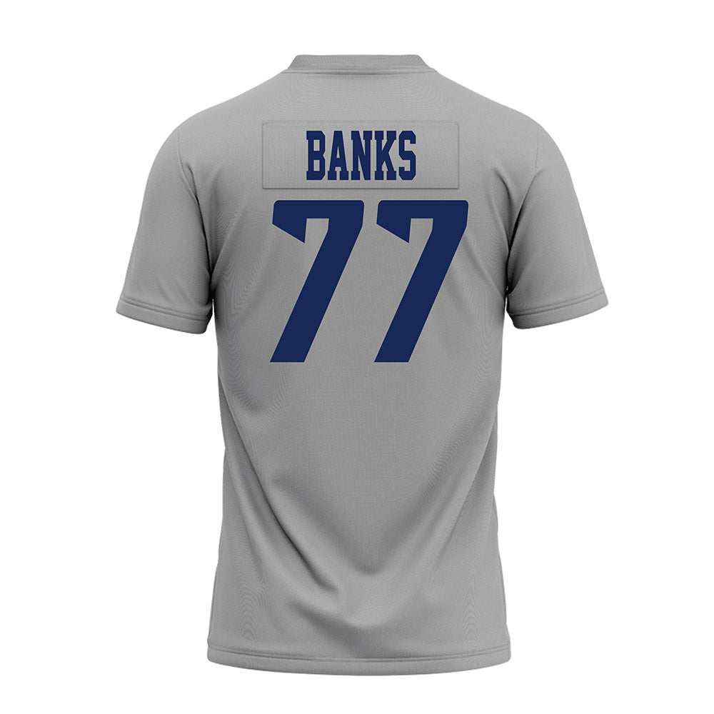 Rice - NCAA Football : Brant Banks - Mid Grey AAC Premium Football Jersey