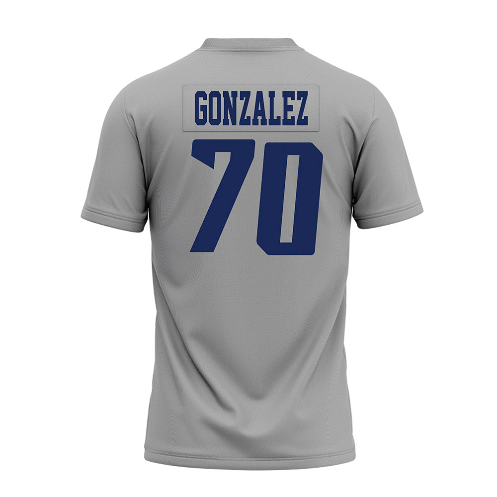 Rice - NCAA Football : Isaiah Gonzalez - Mid Grey AAC Premium Football Jersey