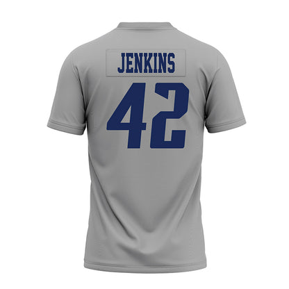 Rice - NCAA Football : DeReyon Jenkins - Mid Grey AAC Premium Football Jersey-1