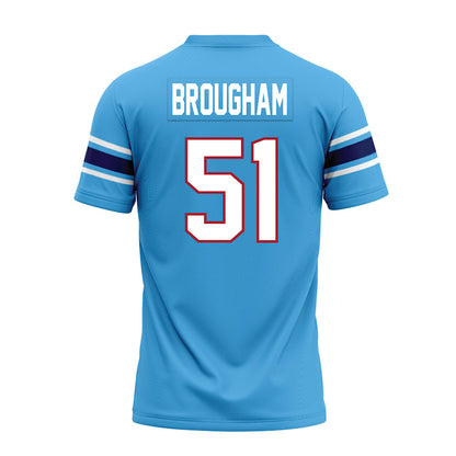 Rice - NCAA Football : Ethan Brougham - Premium Football Jersey