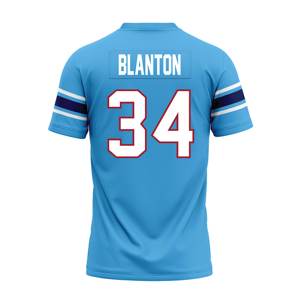 Rice - NCAA Football : Kaleb Blanton - Premium Football Jersey-1