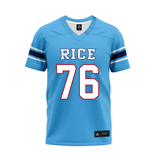 Rice - NCAA Football : John Long - Premium Football Jersey