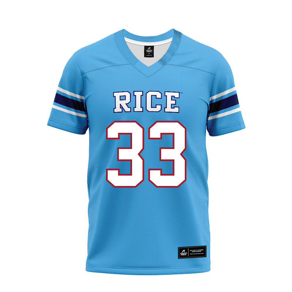 Rice - NCAA Football : Myron Morrison - Premium Football Jersey