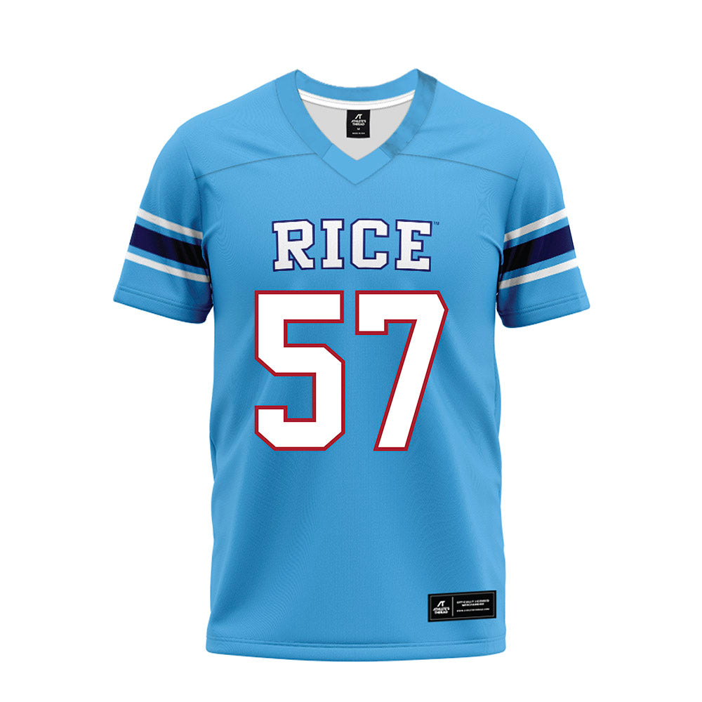 Rice - NCAA Football : Aquantis Clemmons - Premium Football Jersey-0