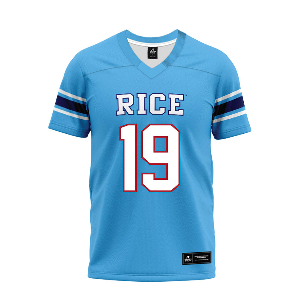 Rice - NCAA Football : Jeremiah Williams - Premium Football Jersey-0