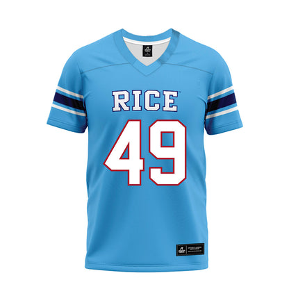 Rice - NCAA Football : Micah Barnett - Premium Football Jersey-0