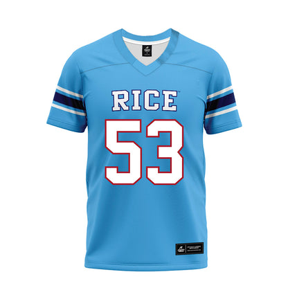 Rice - NCAA Football : Luke Miller - Premium Football Jersey-0