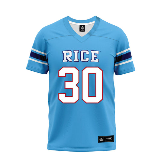 Rice - NCAA Football : Micah Barnett - Premium Football Jersey