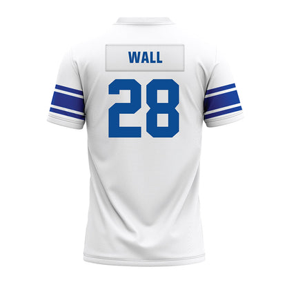 BYU - NCAA Football : Tanner Wall - White Premium Football Jersey