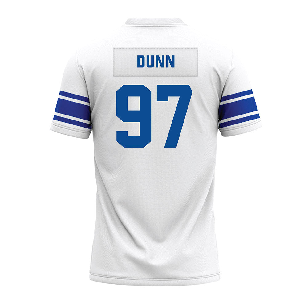 BYU - NCAA Football : Matthias Dunn - White Premium Football Jersey