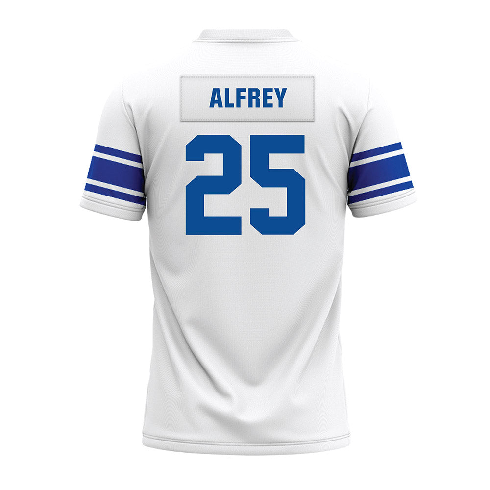 BYU - NCAA Football : Talan Alfrey - White Premium Football Jersey