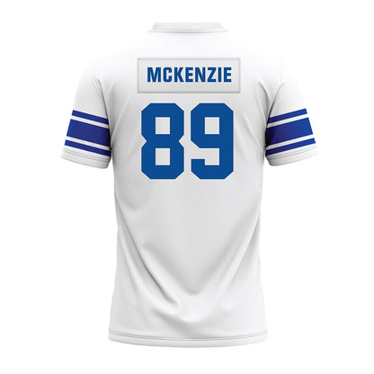 BYU - NCAA Football : Dominique McKenzie - White Premium Football Jersey-1