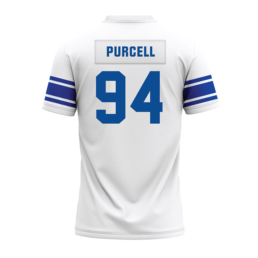BYU - NCAA Football : Anisi Purcell - White Premium Football Jersey-1