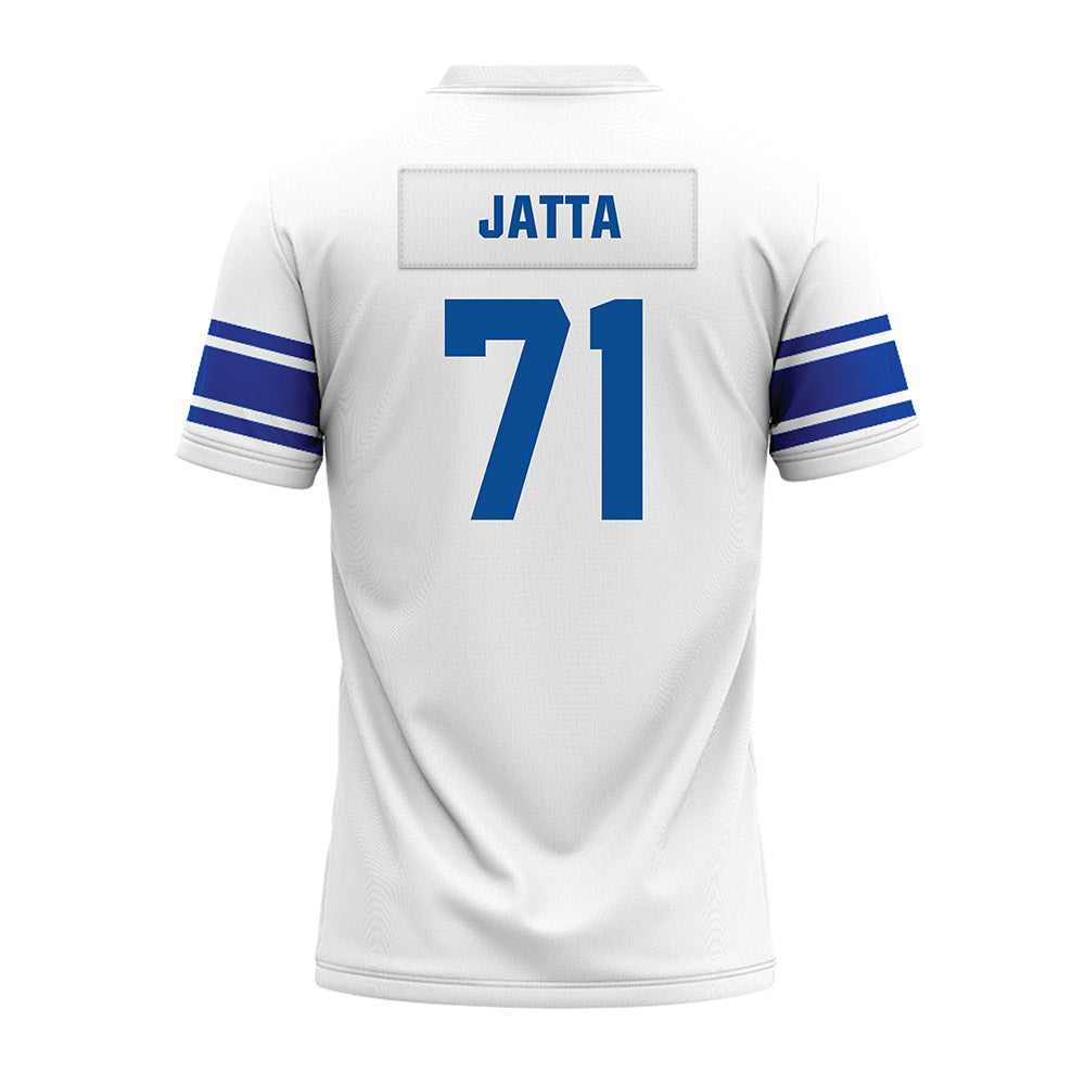 BYU - NCAA Football : Isaiah Jatta - White Premium Football Jersey-1