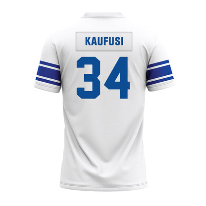 BYU - NCAA Football : Maika Kaufusi - White Premium Football Jersey