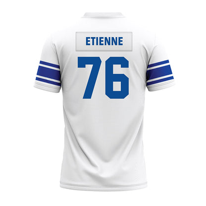 BYU - NCAA Football : Caleb Etienne - White Premium Football Jersey