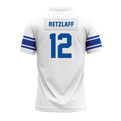 BYU - NCAA Football : Jake Retzlaff - White Premium Football Jersey