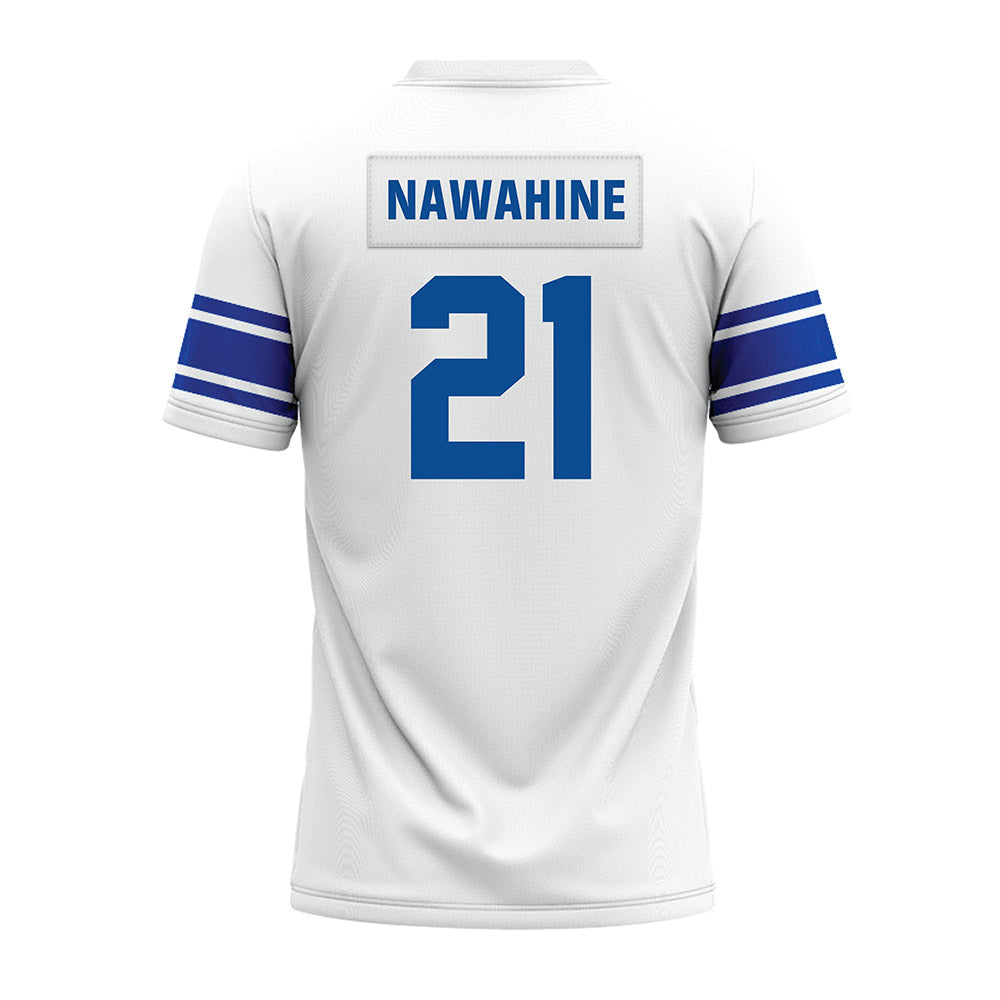 BYU - NCAA Football : Enoch Nawahine - White Premium Football Jersey