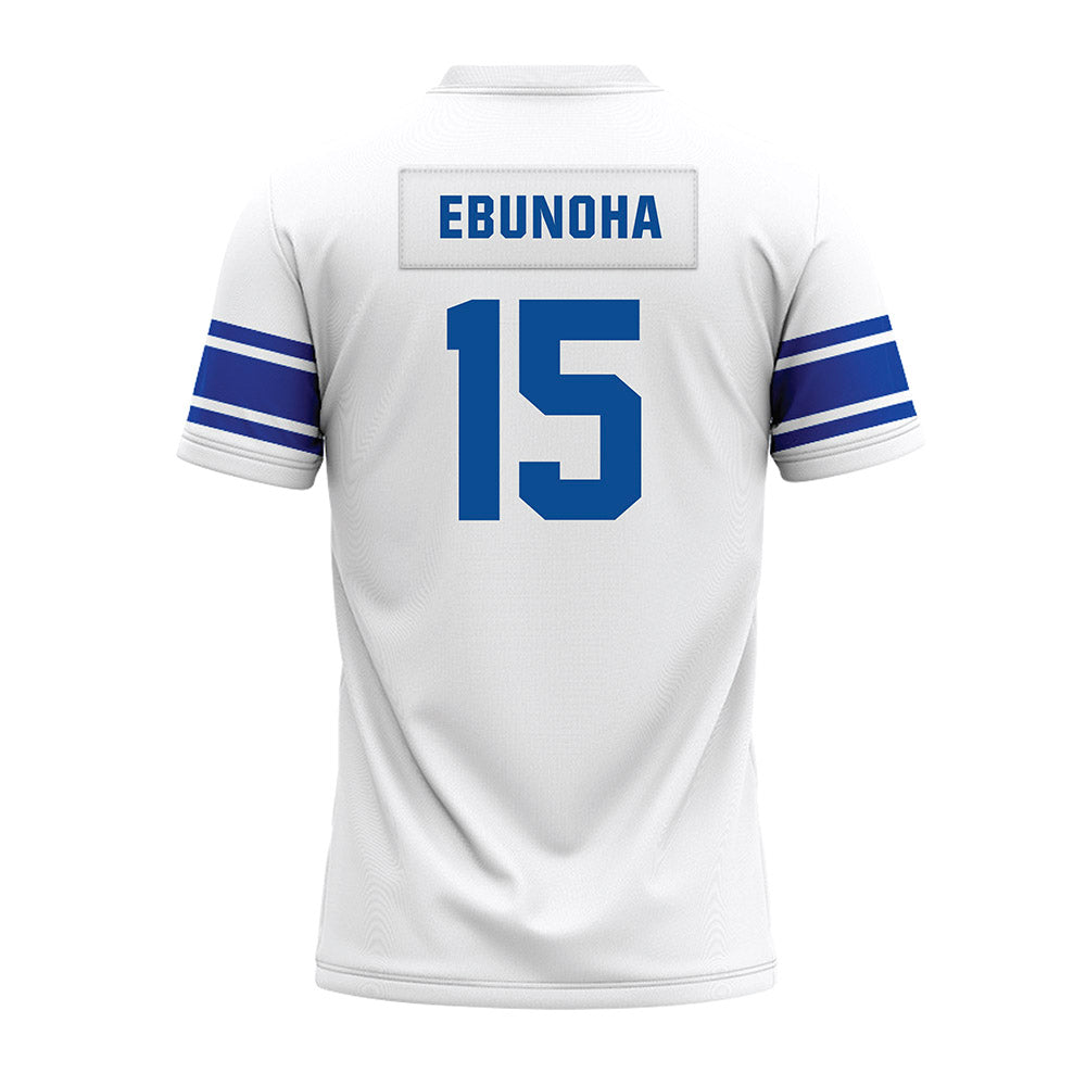 BYU - NCAA Football : Chika Ebunoha - White Premium Football Jersey