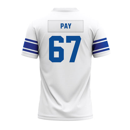 BYU - NCAA Football : Trevor Pay - White Premium Football Jersey