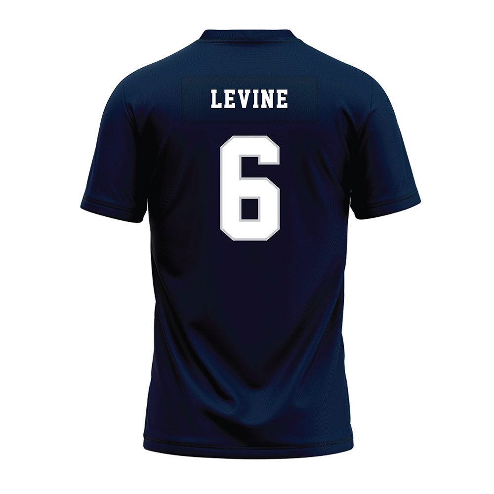 Samford - NCAA Football : Ben Levine - Navy Premium Football Jersey