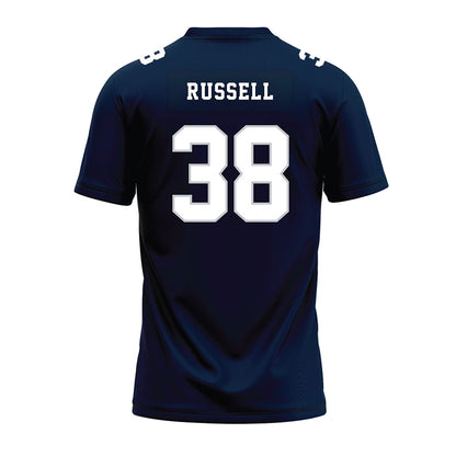 Samford - NCAA Football : Emerson Russell - Navy Premium Football Jersey