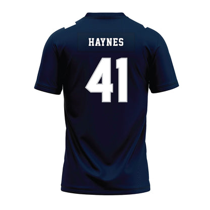 Samford - NCAA Football : Jake Haynes - Navy Premium Football Jersey