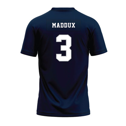 Samford - NCAA Football : Caidan Maddux - Navy Premium Football Jersey