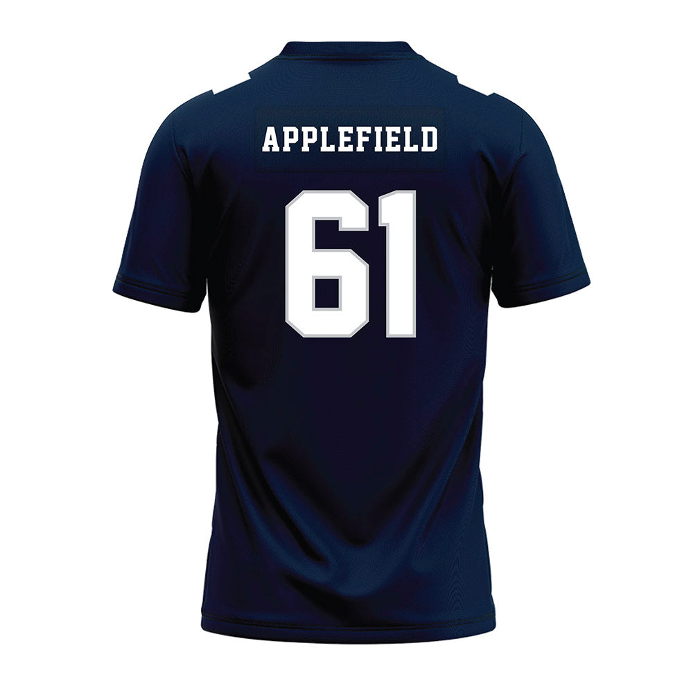 Samford - NCAA Football : Alex Applefield - Navy Premium Football Jersey