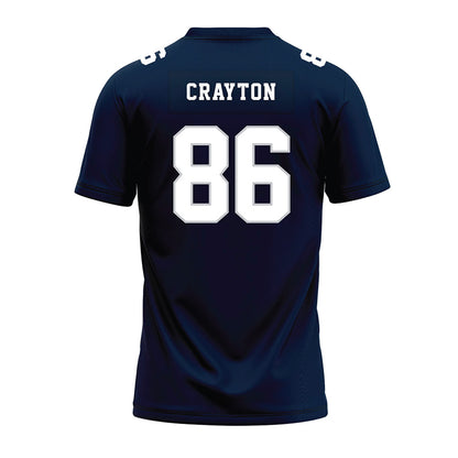 Samford - NCAA Football : Nick Crayton - Navy Premium Football Jersey