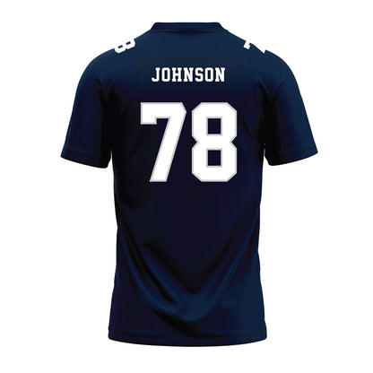 Samford - NCAA Football : Duncan Johnson - Navy Premium Football Jersey